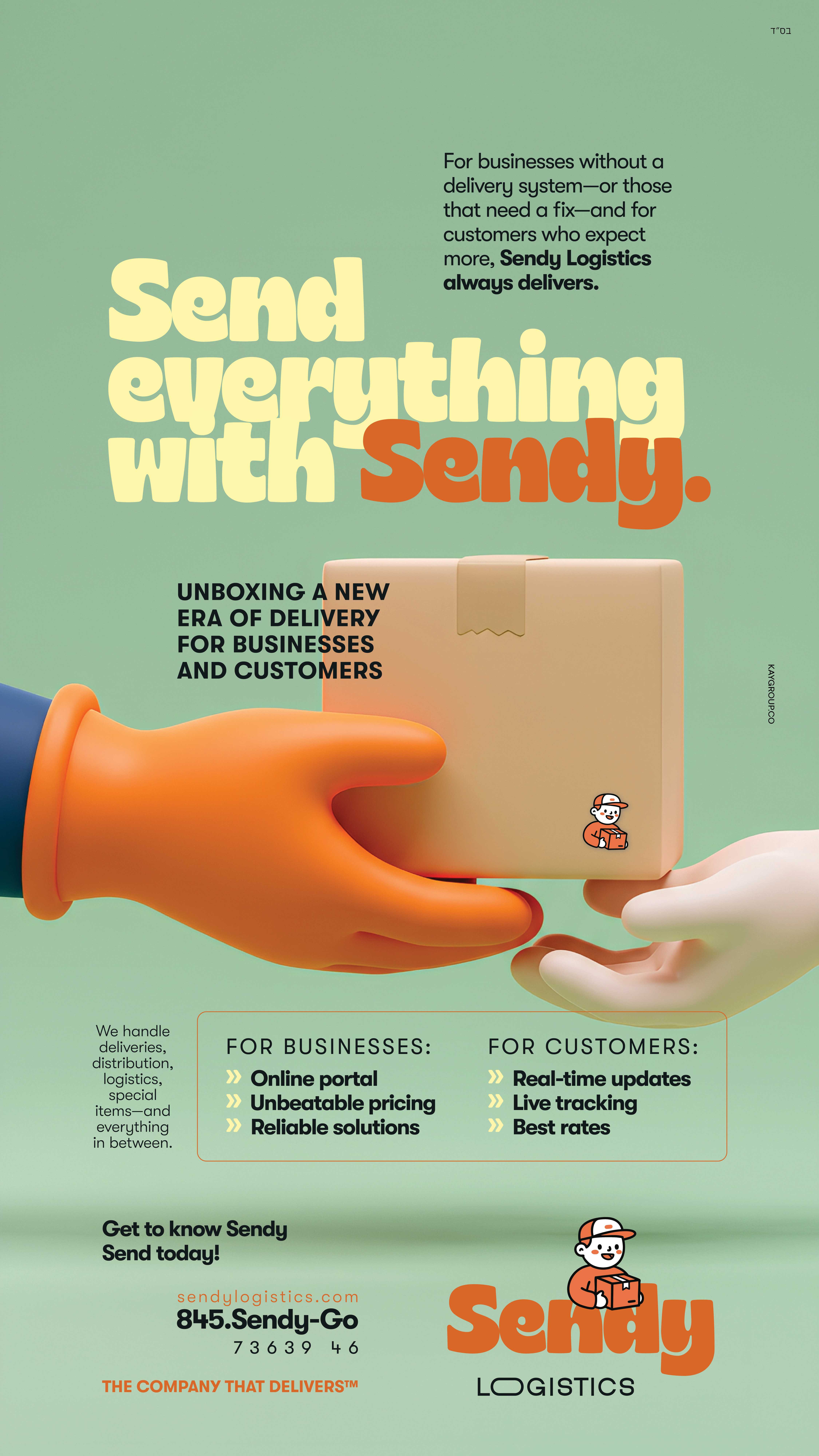 Send everything with Sendy - Delivery services